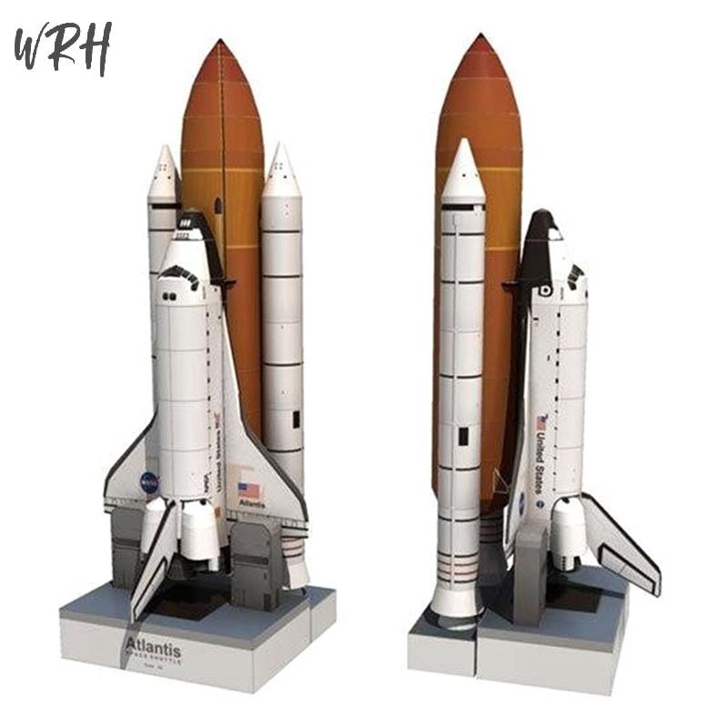 WBPH Belle 1:150 Space Shuttle Space Rocket Model DIY 3D Paper Card ...