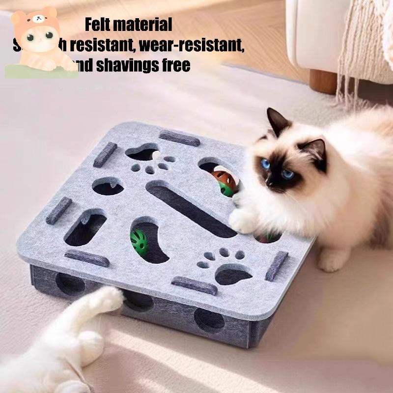 Rrlihjgu Puzzle Toys for Cats,Cat Interactive Toy | Maze Puzzle Box ...
