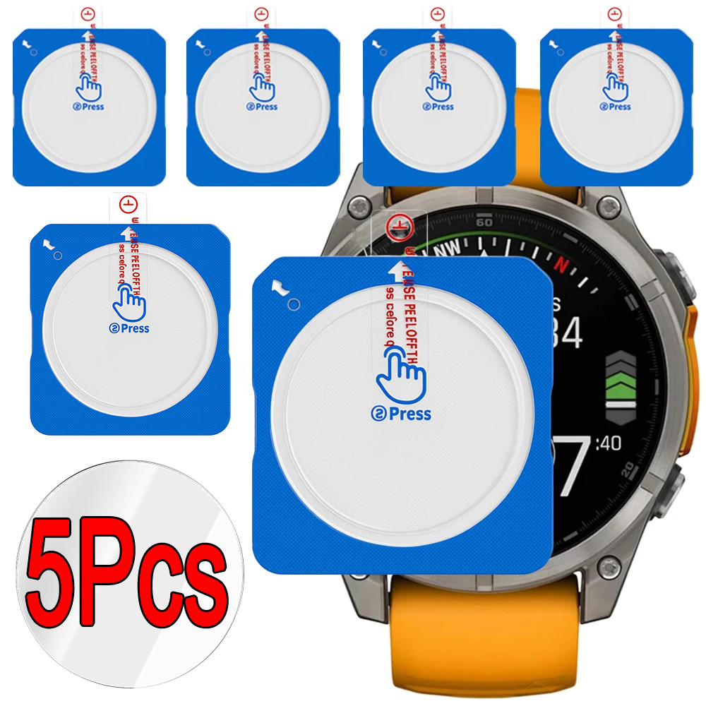 Easy Installation Tempered Glass for Garmin Fenix 8 43mm 47mm 51mm ...