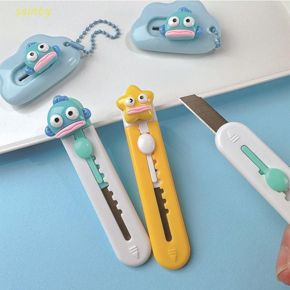 SAINTY Box Cutters, Pocket Retractable Clownfish Paper Cutter ...