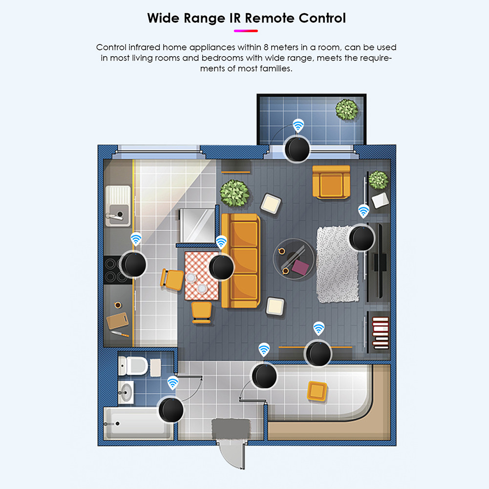 WiFi Infrared Remote Control Voice Control IR Remote Control | Shopee ...