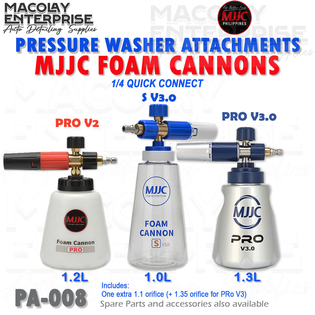 Canon à Mousse Haute Pression MJJC S V3.0 Avec Raccord Rapide 1/4 - NEUF