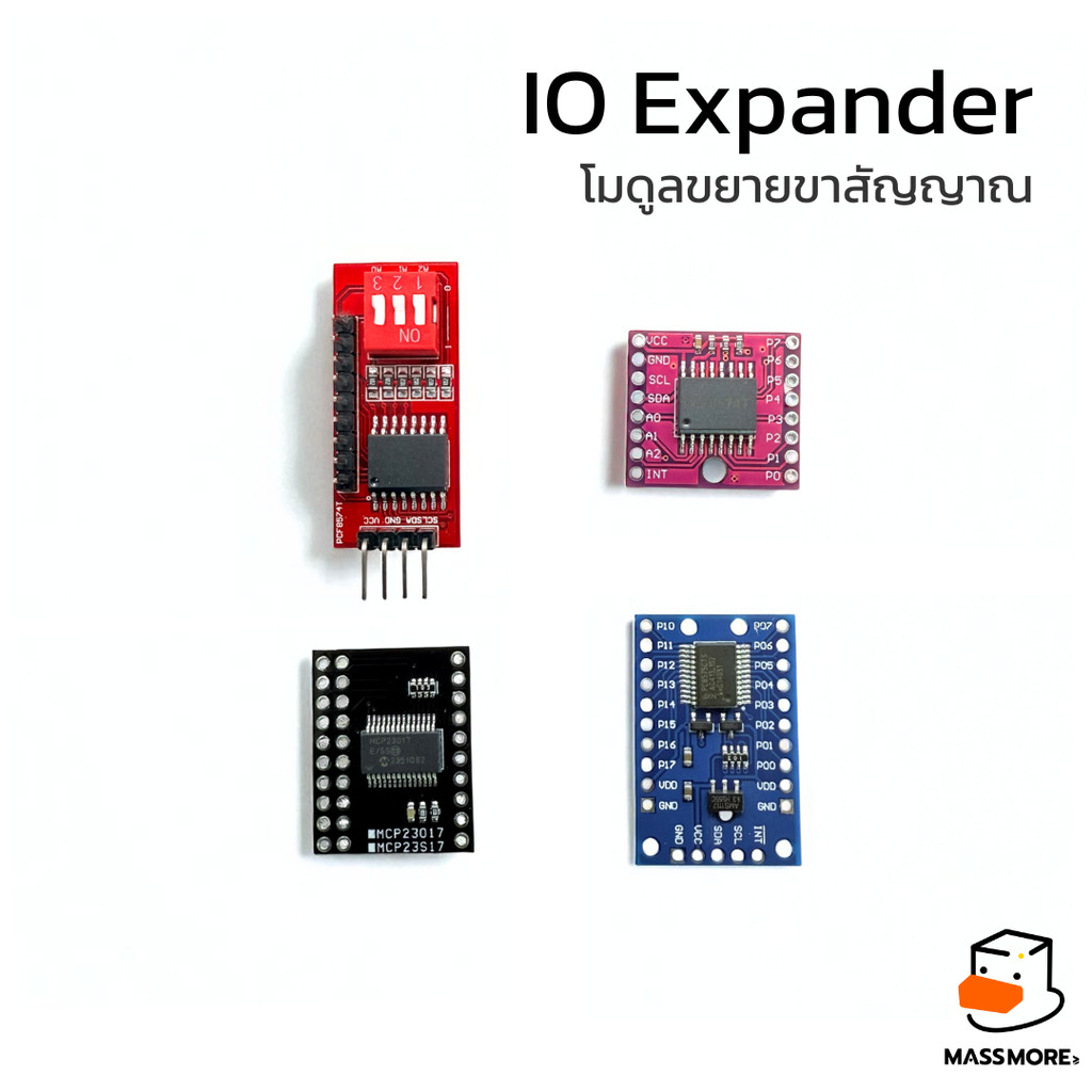 IO Expander Module I2C PCF8574 PCF8575 MCP23017 8-16CH GPIO Input ...