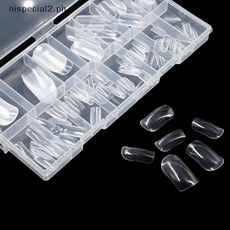 nispecial2 150Pcs/Box Toe Dual Nail Forms For Extension Gel Toenail ...