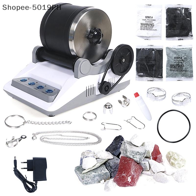 Shopee-5019PH 220V Rock Tumbler Kit DIY Electric Rock Tumbler With ...
