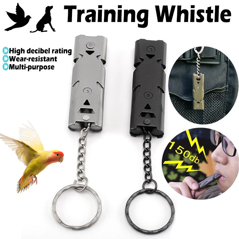 Pet Training Whistle Stainless Steel Whistle Wilderness Survival ...