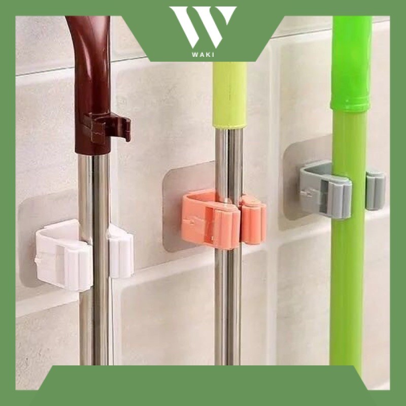 Mop Broom Holder Wall Mounted Mop Holder Hanger Mop Hook Racks | Shopee ...
