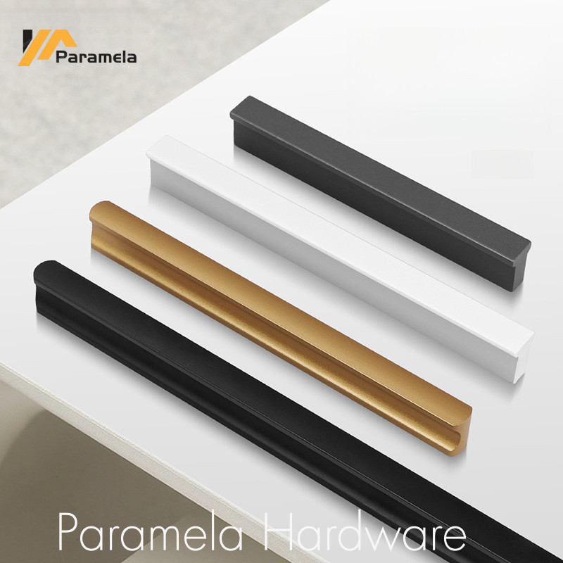 Minimalist Elongated Wardrobe Door Handles Modern Drawer Handle Kitchen ...