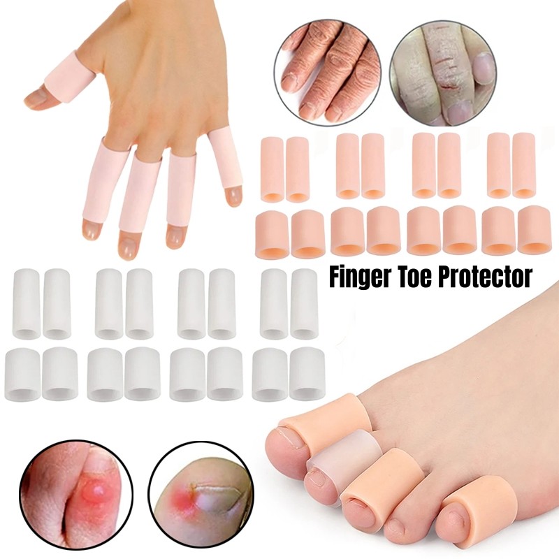 5/10PCS Breathable Toe Protective Cover Silicone Toe Cover High Heels ...
