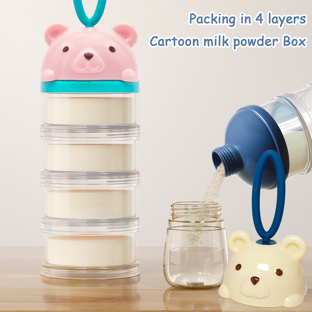 1pcs, Multi-Layer Portable Milk Powder Box, Baby Milk Powder Box, Safe ...