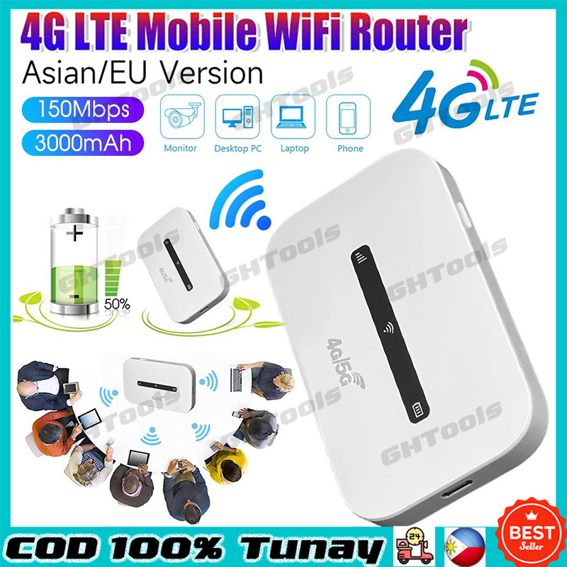 3000mAh 5G WIRELESS ROUTER Pocket WiFi Openline 4G/5G LTE Hotspot ...