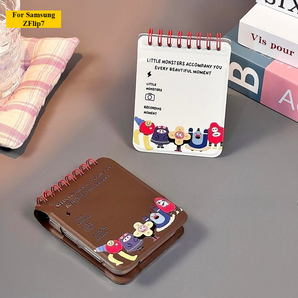 Cute Creative Notebook Phone Case Suitable For Samsung Galaxy Zflip7 ...