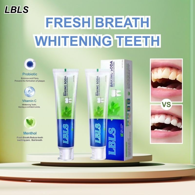 LBLS 180g Food-Grade Baking Soda Whitening Toothpaste - Peppermint ...