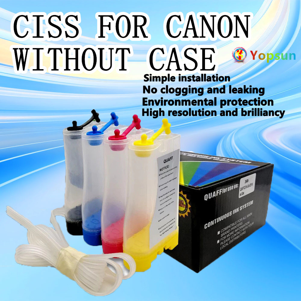 CISS KIT Complete set for HP and Canon printer Quaff Brand | Shopee ...