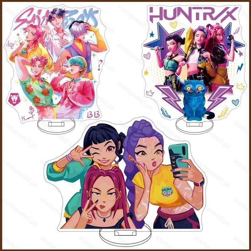 ST3 K-Pop Demon Hunters Stand Plates RUMI JINU Acrylic Plate Holder ...