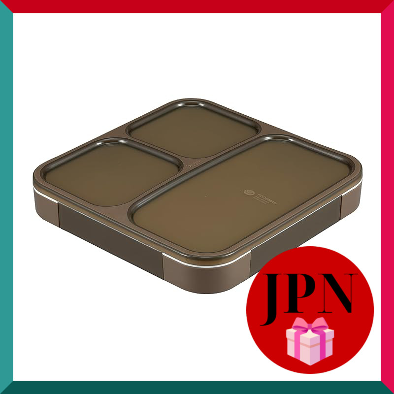 FoodMan Portable Slim Lunch Box 800ml [Antibacterial] - Leak-Resistant ...