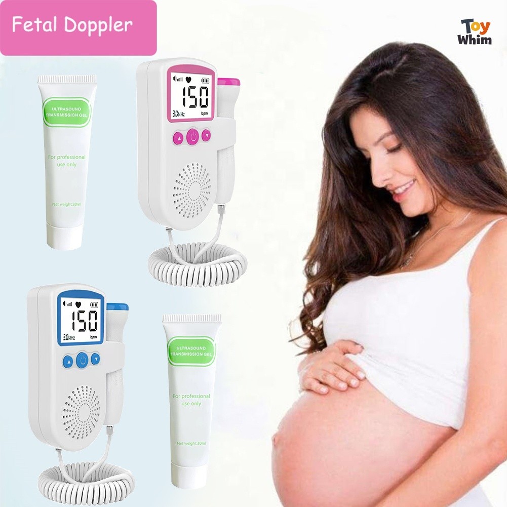Baby Doppler Fetal Home Pregnancy Heart Rate Monitor Baby Fetal Heart ...