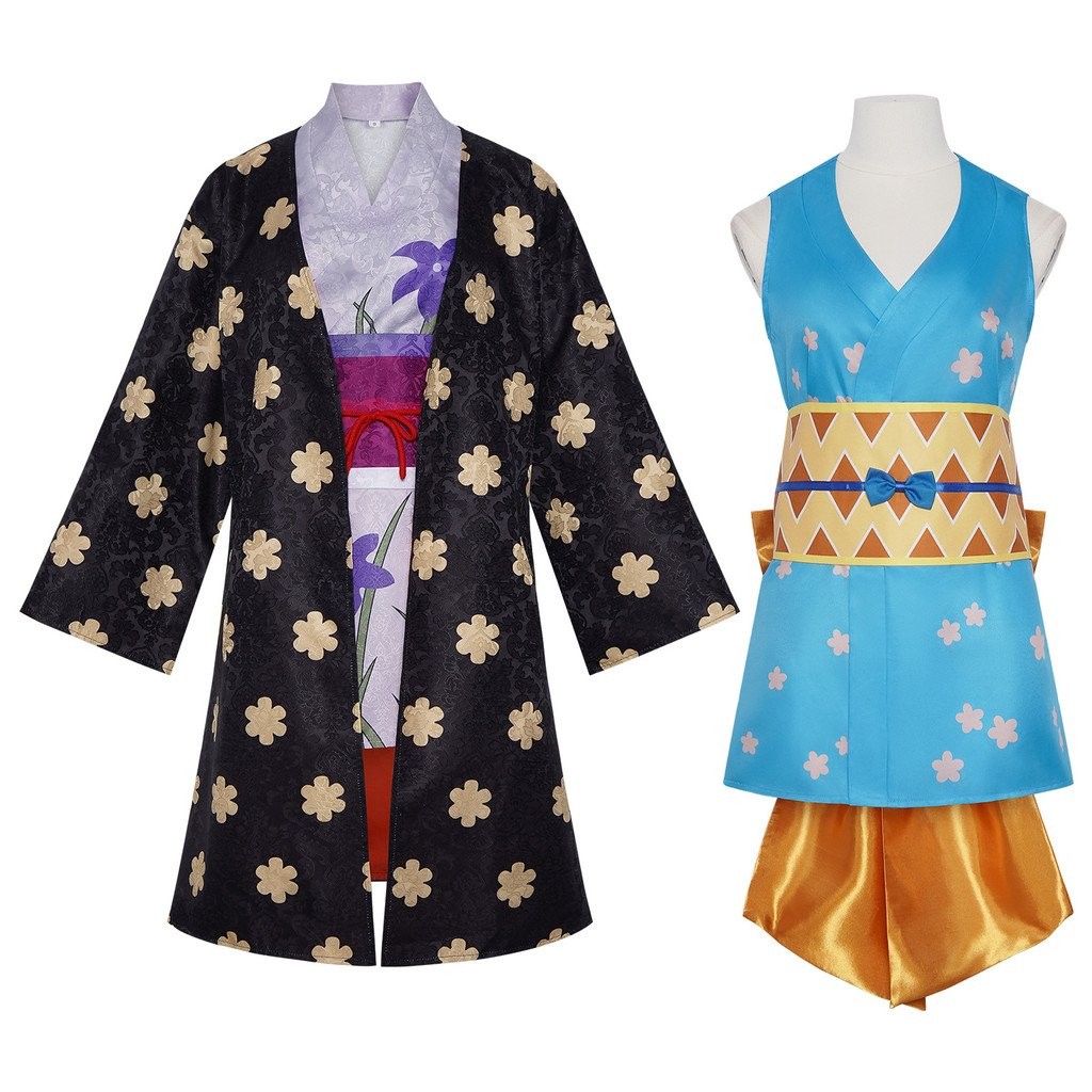 ONEPIECE Wano Country Piece Cosclothes Nami Robin Kimono Cosplay Dark ...