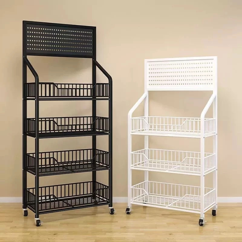Grocery Rack Supermarket Shelves Display Rack Organizer for Store Snack ...