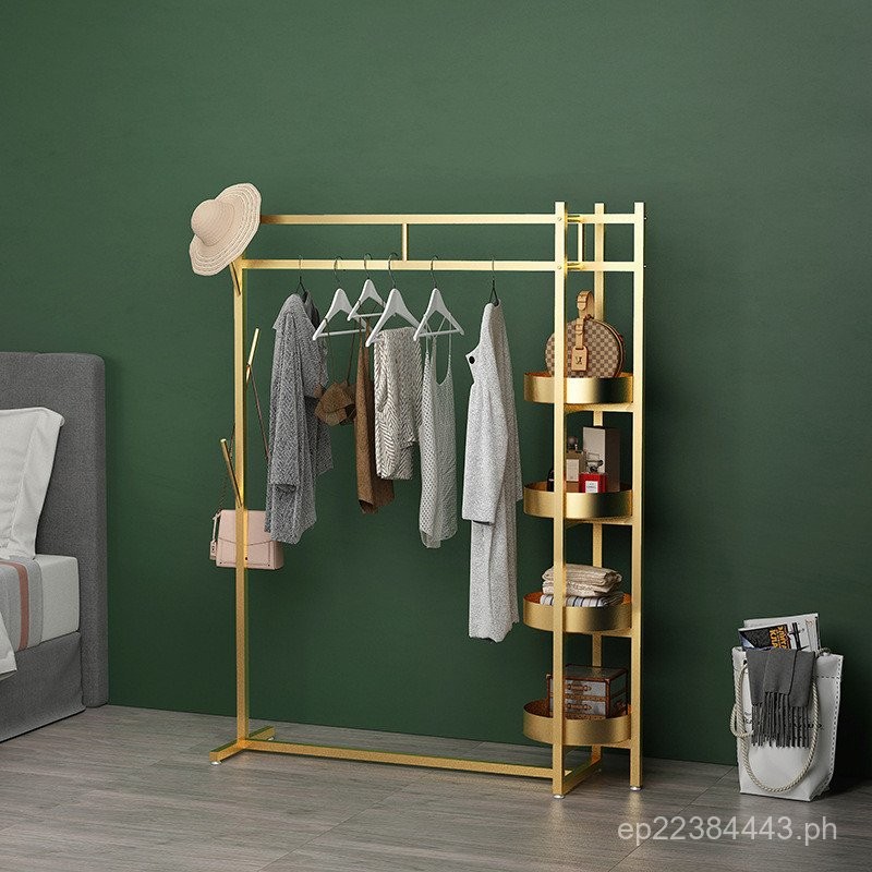 Light Luxury Simple Hanging Rack Floor-standing Household Clothes Rack ...