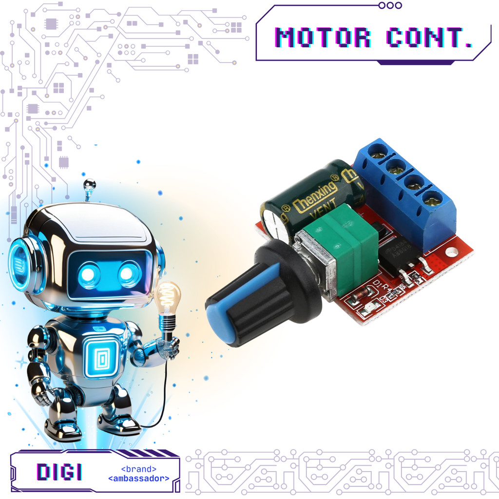PWM DC Motor Speed Controller Module 5A - Digibot | Shopee Philippines