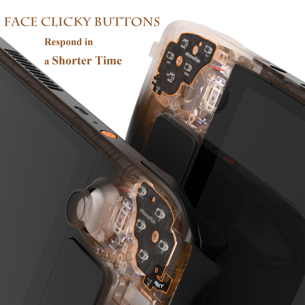 Custom Dpad View ABXY Menu Keys Face Buttons Mouse Clicky Kit for Steam ...