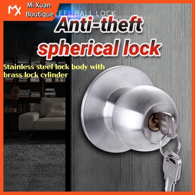 Stainless Steel Cylindrical Door Lock – Universal Mortise Lock for ...