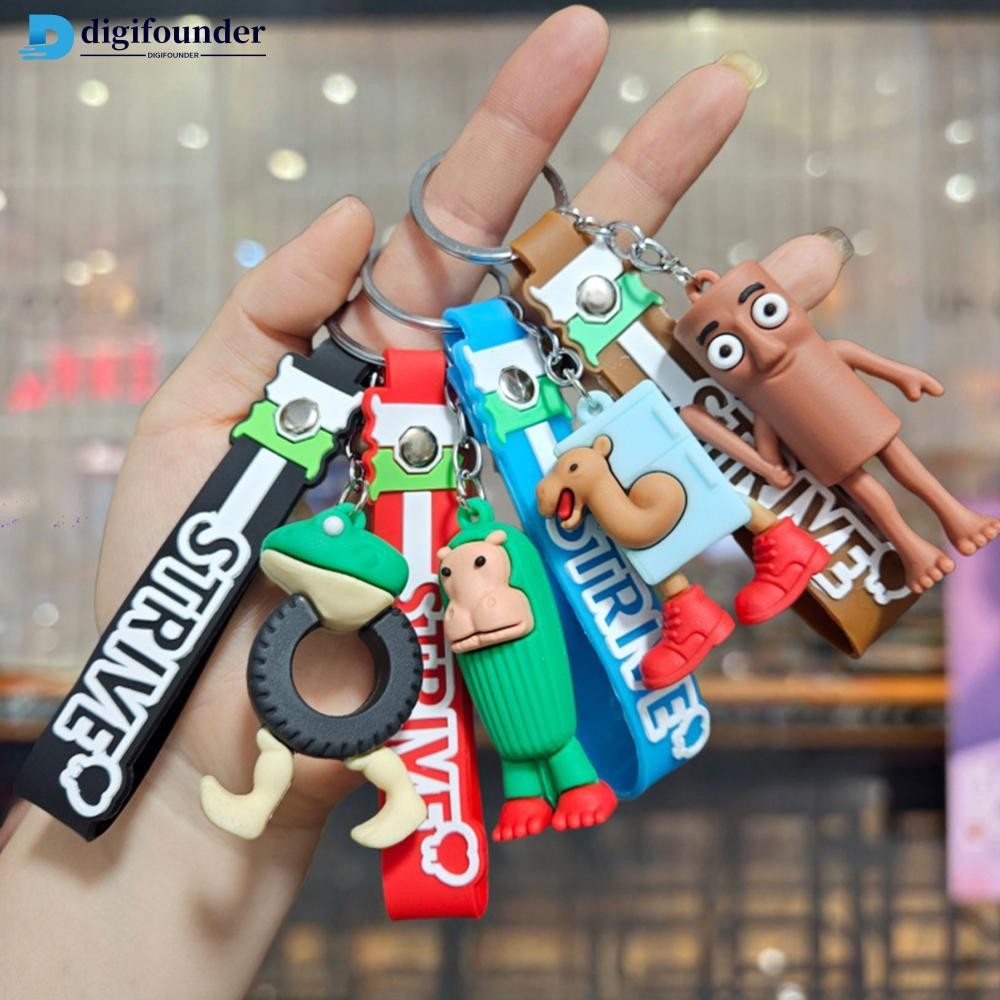DIGIFOUNDER Italian Brainrot Animals Keychains for Accessories Funny ...