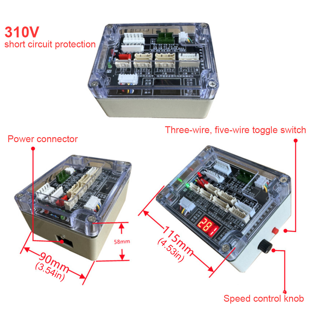 DC Fan Detector Short-Circuit Protection DC Fan Monitor 3-Wire/5-Wire ...