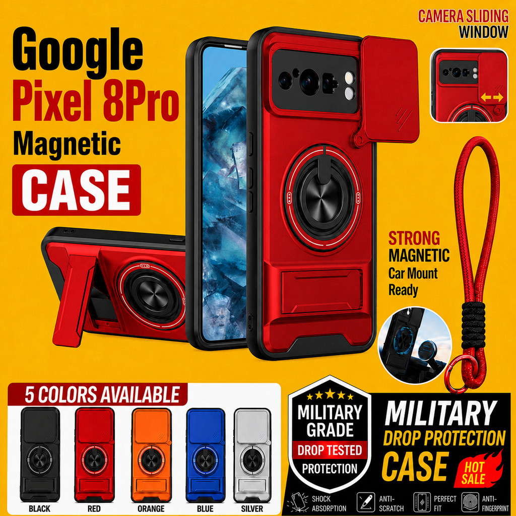 Suitable For Google Pixel 8Pro 10 9 7 6 Pro 7A 5G Strong Magnetic Phone ...