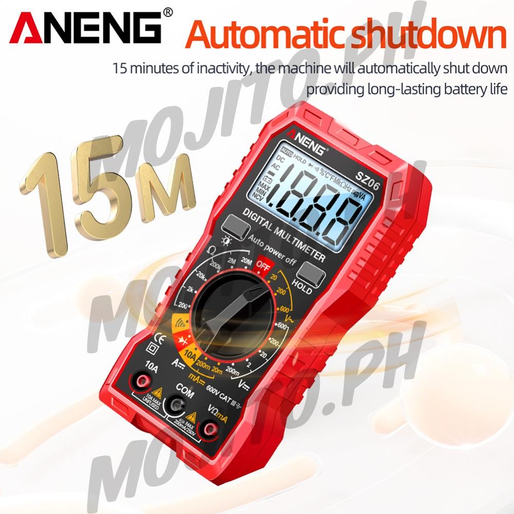 Digital Multimeter Intelligent Multimeter 2000 Counts Votage Current ...