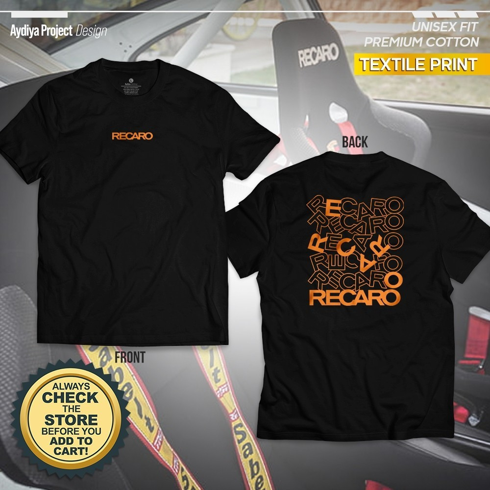 Recaro Logo Mixed Letter Style UNISEX Shirt - CR - Aydiya Clothing ...