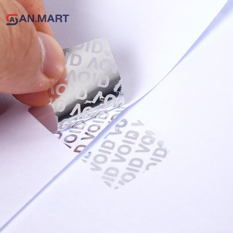 BDB 100Pcs Warranty Protection Sticker Security Seal Brittle Paper ...