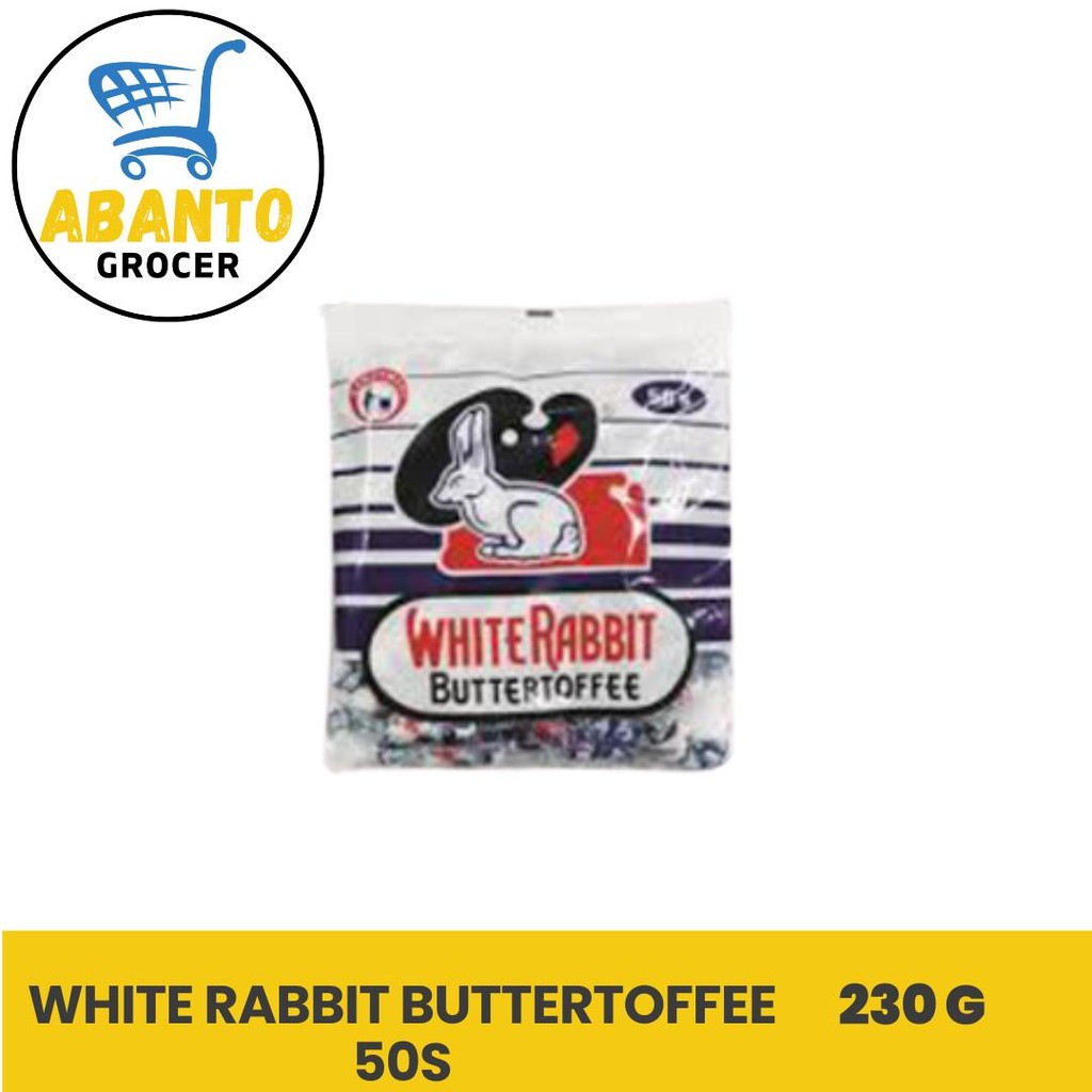 White Rabbit Buttertoffee 50s (230g) | Shopee Philippines