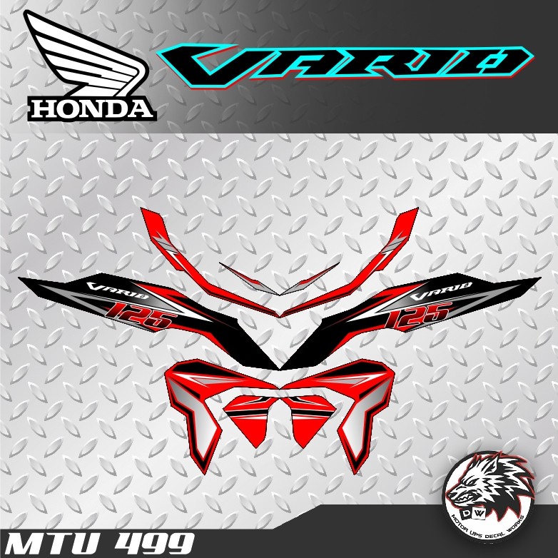 CLICK 125 V3 DECALS ( VARIO SPLATTER )【WITH FREEBIES】 | Shopee Philippines