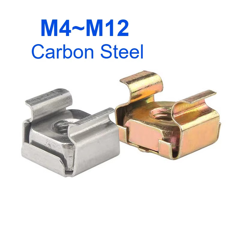 M4 Cage Nut Carbon Steel Nickel Plated Server Rack Cabinet