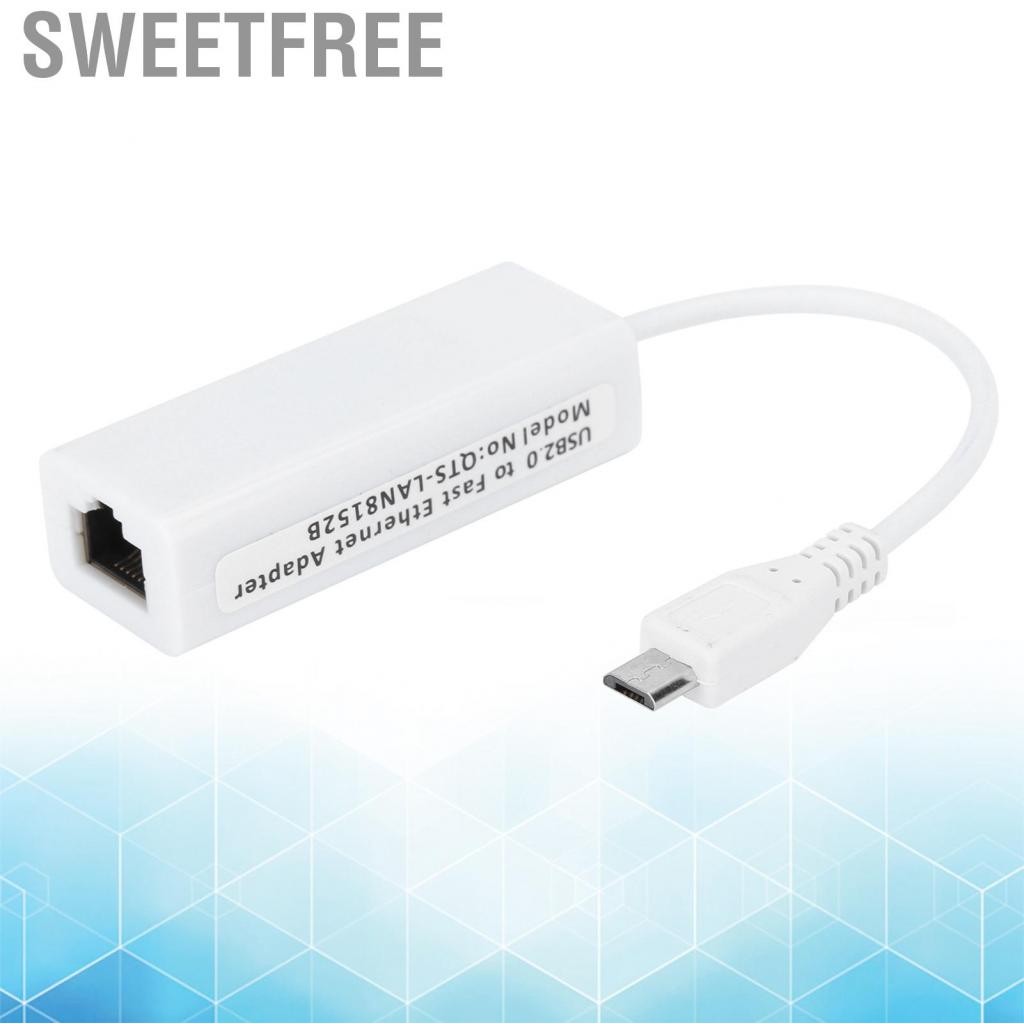 sweetfree-ph Micro USB 2.0 to Ethernet 10/100 m RJ45 Network LAN ...