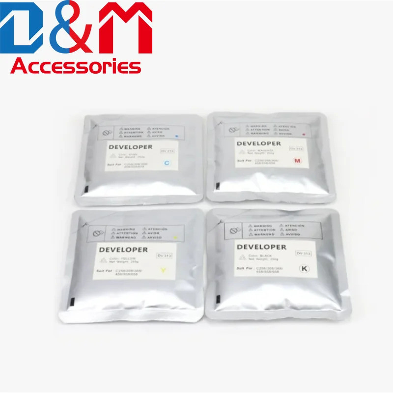 DV313 DV 313 C308 C258 Developer Powder for Konica Minolta Bizhub C308 ...