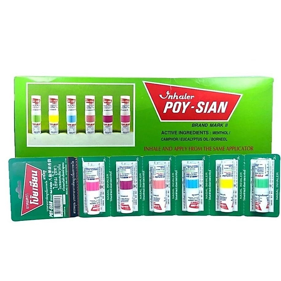 100% Original Poy Sian Thailand Inhaler Random Color | Shopee Philippines