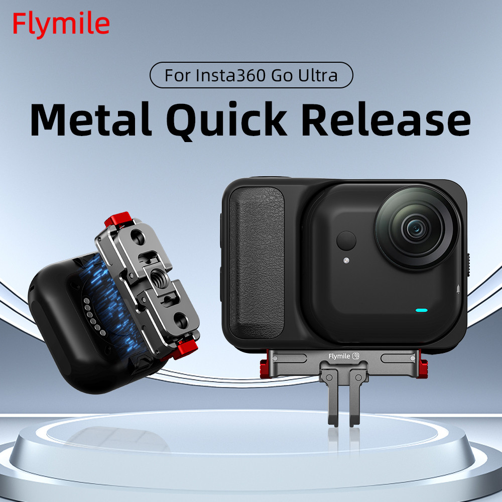 For Insta360 Go Ultra Action Camera Magnetic Quick Release Dock Adapter ...