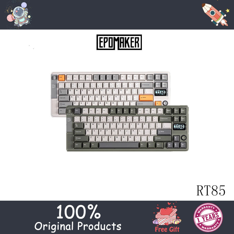 EPOMAKER RT85 Wireless customized three-mode gateway hot plug RGB ...