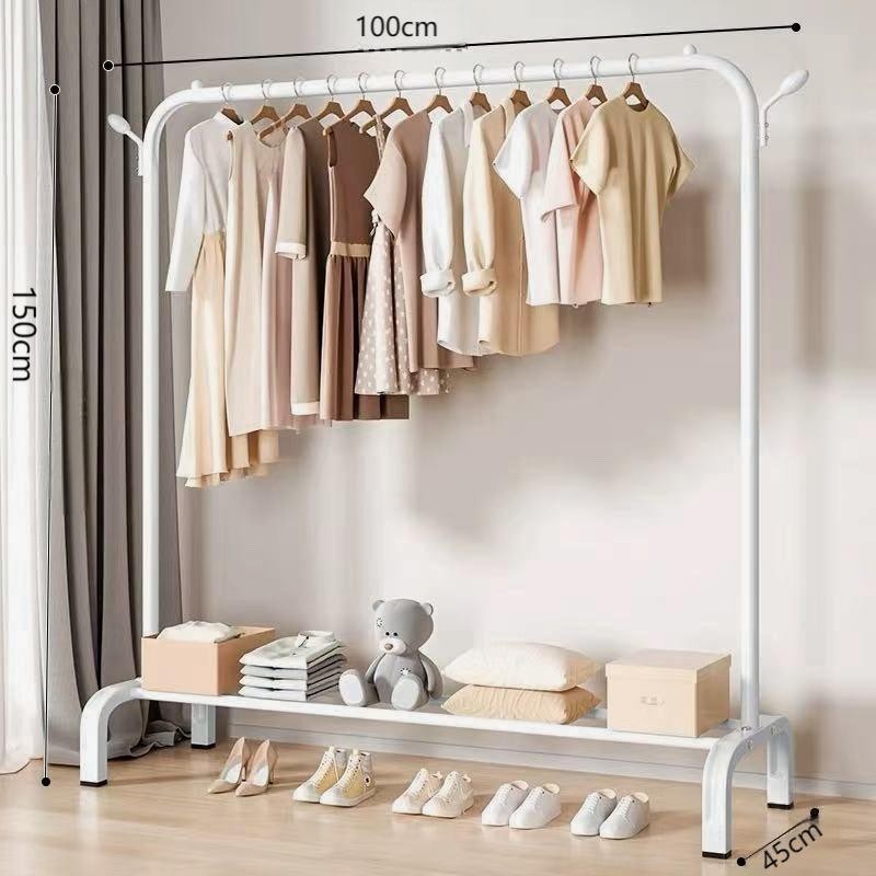 Tree Branch Single Pole Bedroom Clothes Hanger Floor Laundry Drying ...