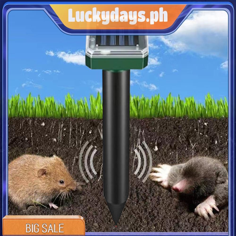 4pcs Solar Power Ultrasonic Repellers Simulated Seismic Wave Solar ...