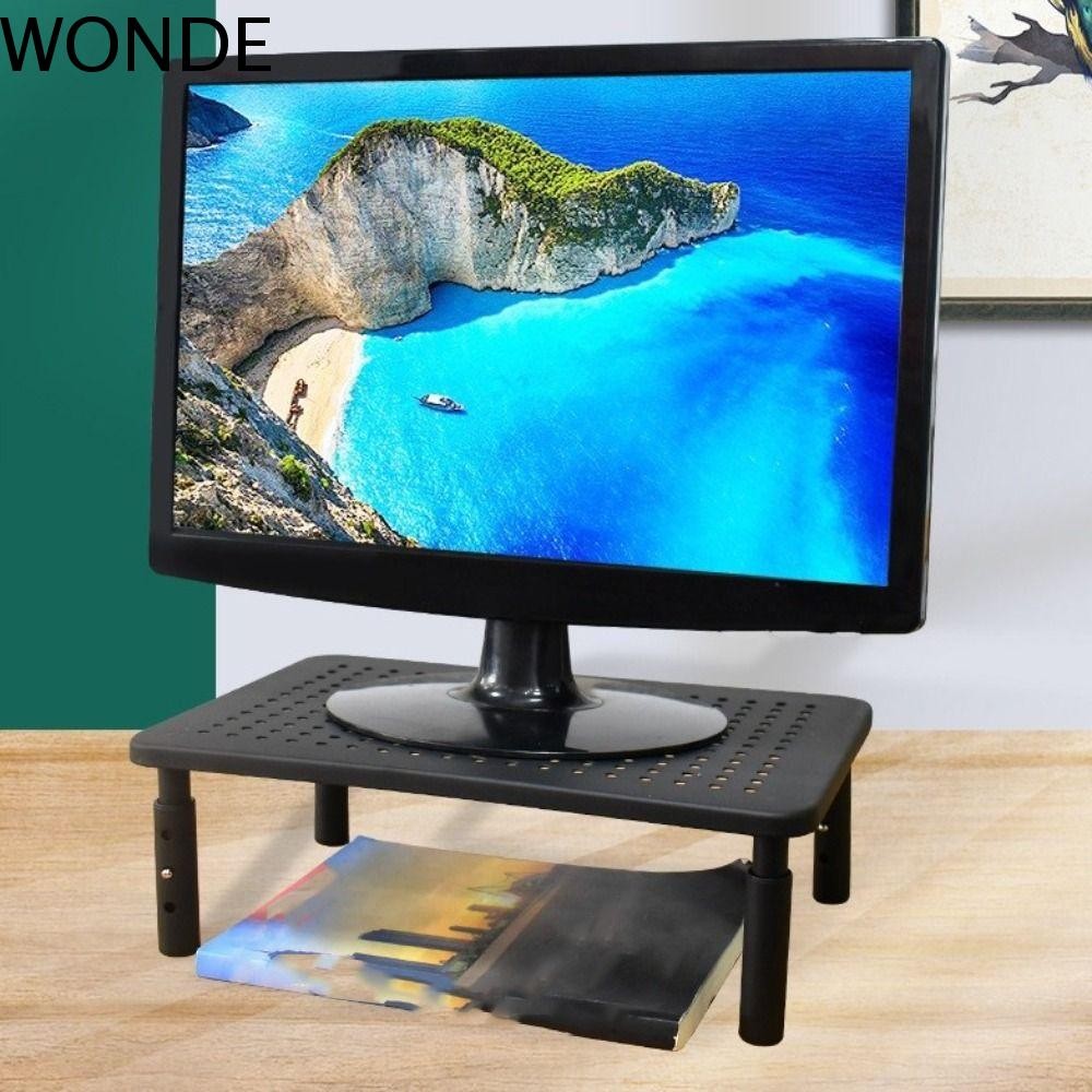 WONDE Desktop Stand Riser, 3 Height Adjustable Portable Computer ...