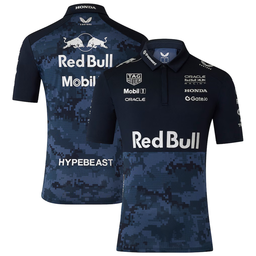 2025 Newest F1 Racing Jersey + Oracle Red Bull Racing F1 Team Polo ...
