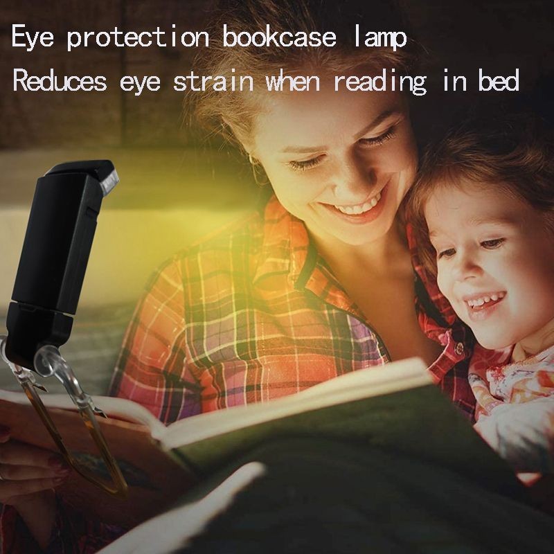 The USB direct-plug charging reading lamp is clip-on with adjustable ...