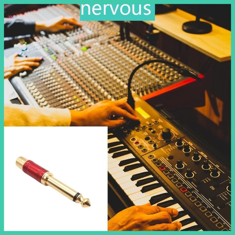 NERV Video to 6 35mm Sound Male to Female Adapter Connector Adapter ...