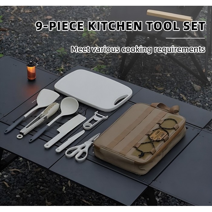 10-in-1 Stainless Steel Camping Cookware Set Complete Outdoor Cooking ...