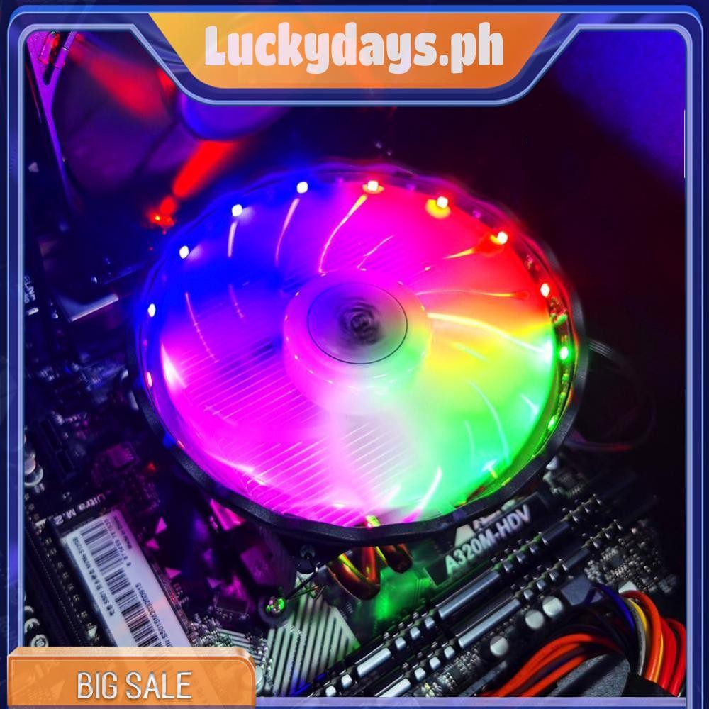 SNOWMAN 4 Heat Pipes CPU Cooler PWM 4 Pin PC Radiator for Intel LGA ...