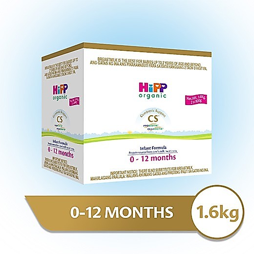 HiPP Organic CS Infant Formula 0-12 Months 1.6kg | Shopee Philippines